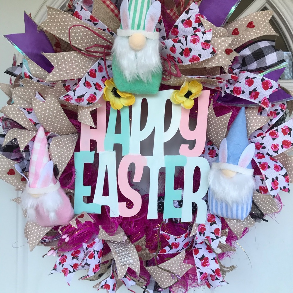 Easter And spring wreath